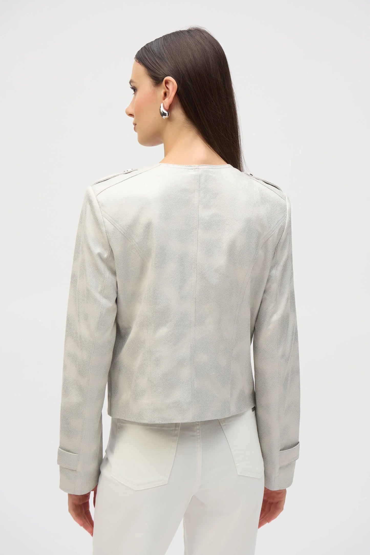 Joseph Ribkoff Faux Suede Boxy Jacket 252918
