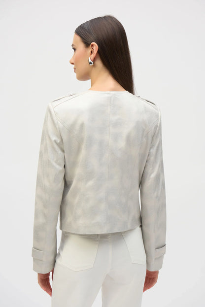 Joseph Ribkoff Faux Suede Boxy Jacket 252918