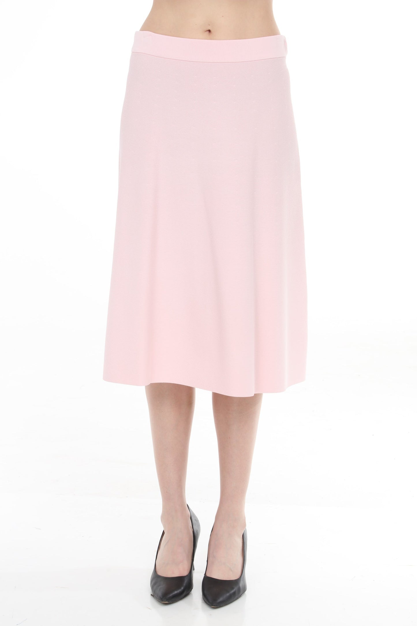 Joseph Ribkoff High-Waist Sweater Knit A-Line Skirt 261745
