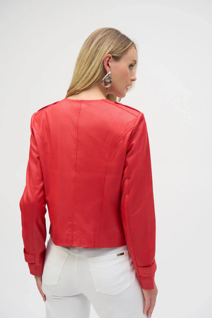 Joseph Ribkoff Faux Suede Boxy Jacket 252918