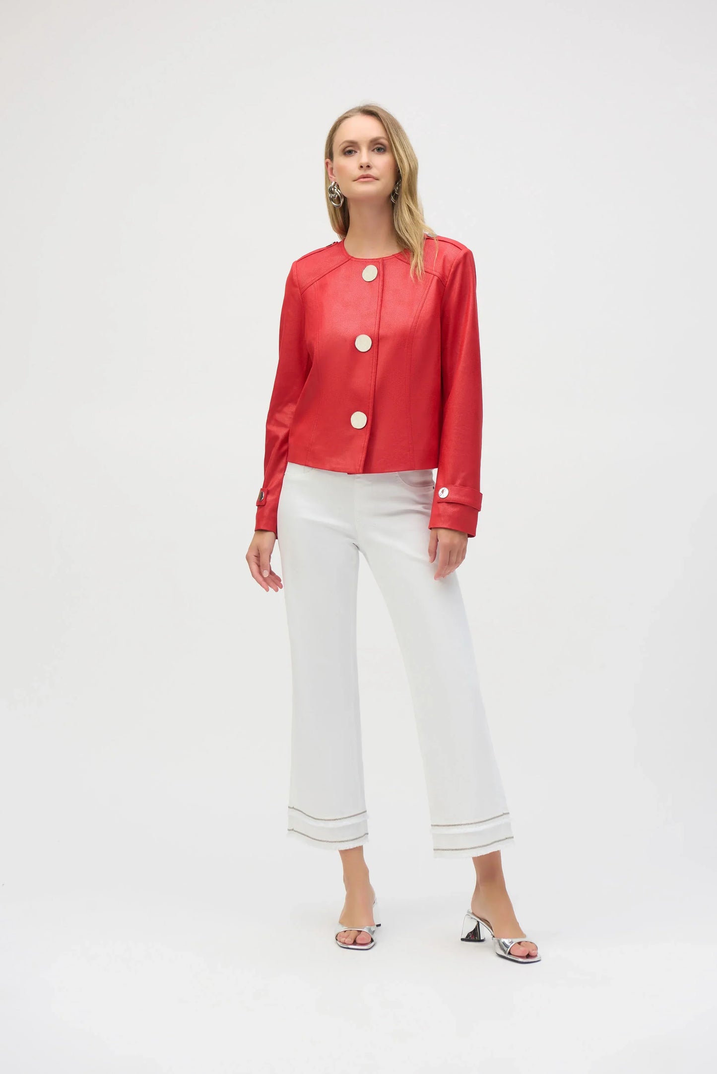 Joseph Ribkoff Faux Suede Boxy Jacket 252918