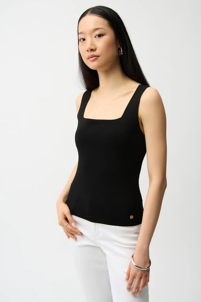 Joseph Ribkoff Square Neck Sleeveless Fitted Camisole Top 261923