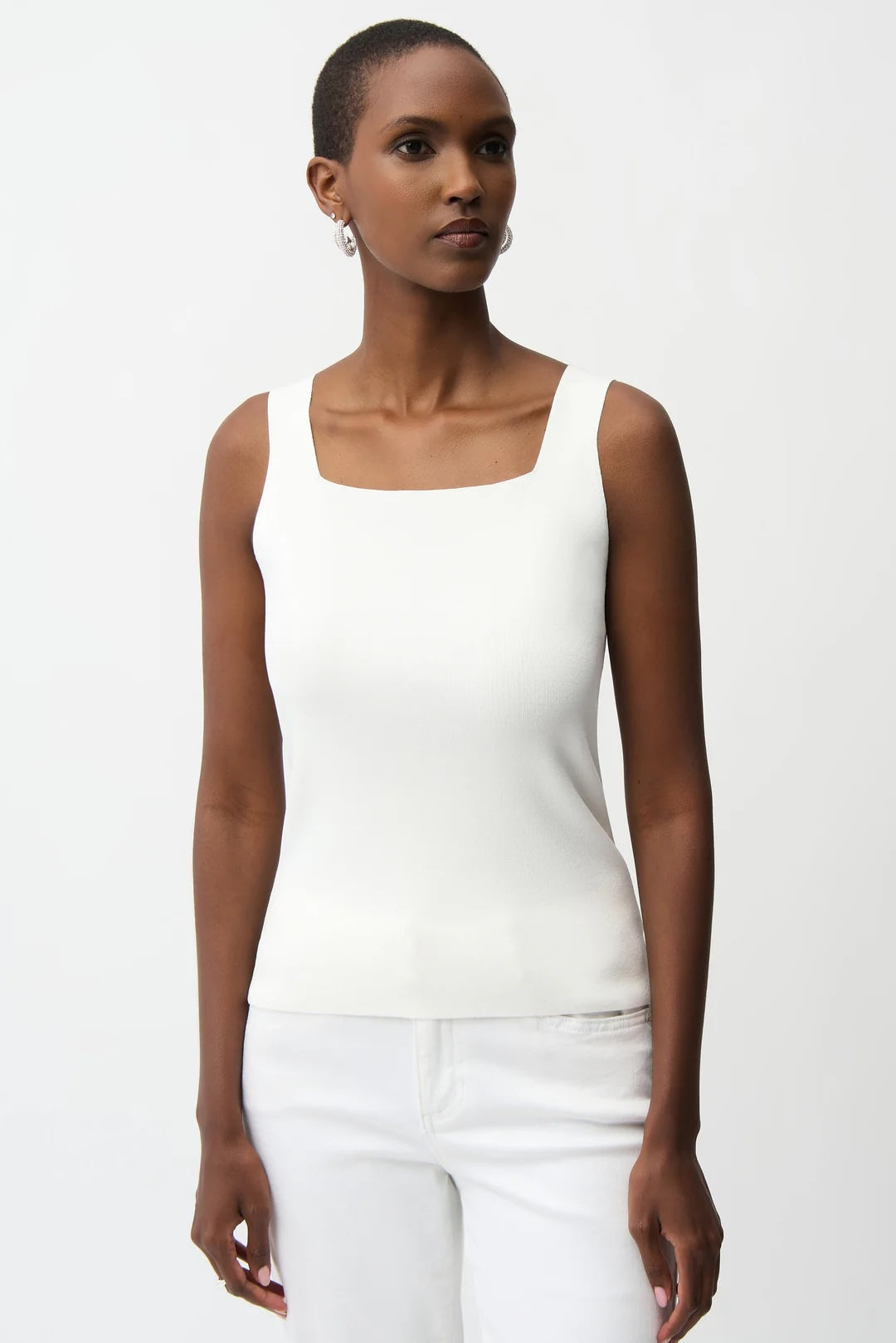 Joseph Ribkoff Square Neck Sleeveless Fitted Camisole Top 261923