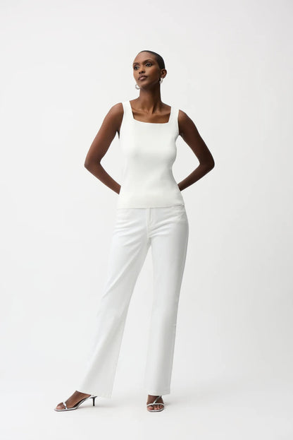 Joseph Ribkoff Square Neck Sleeveless Fitted Camisole Top 261923