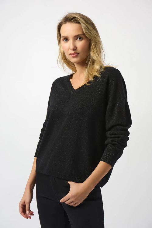 Joseph Ribkoff V-Neck Long Sleeve Sweater 253967