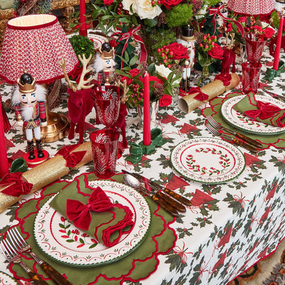 Green & Red Lily Placemats (Set of 4)