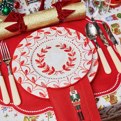 Christmas Wreath Glasses (Set of 4)