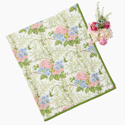 Pink & Blue Lady Isabella's Garden Tablecloth