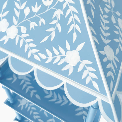 Blue Tole Three Tier Pagoda Stand