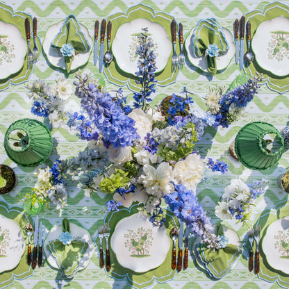 Mrs. Alice Handpainted Green Tulip