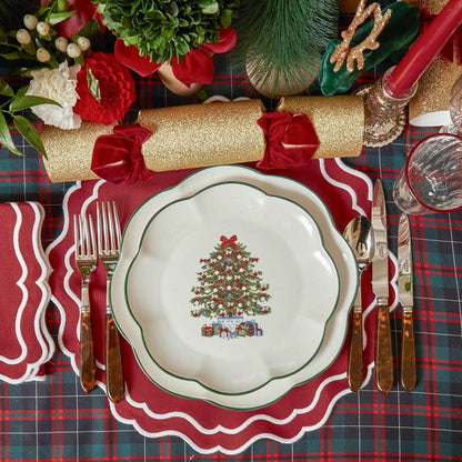 Berry Red Katherine Placemats (Set of 4)