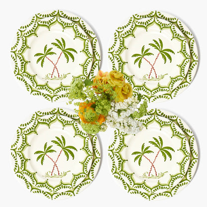 Jardin de Palmier Dinner & Starter Plates (Set of 8)