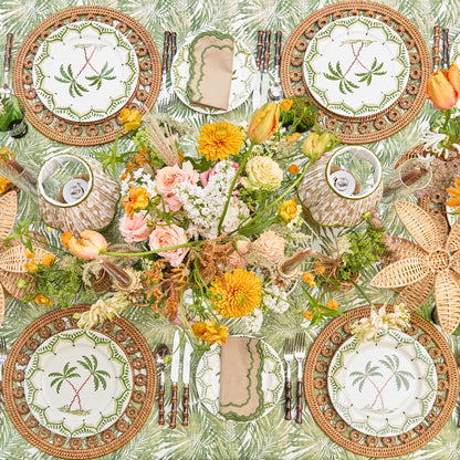 Jardin de Palmier Dinner & Starter Plates (Set of 8)