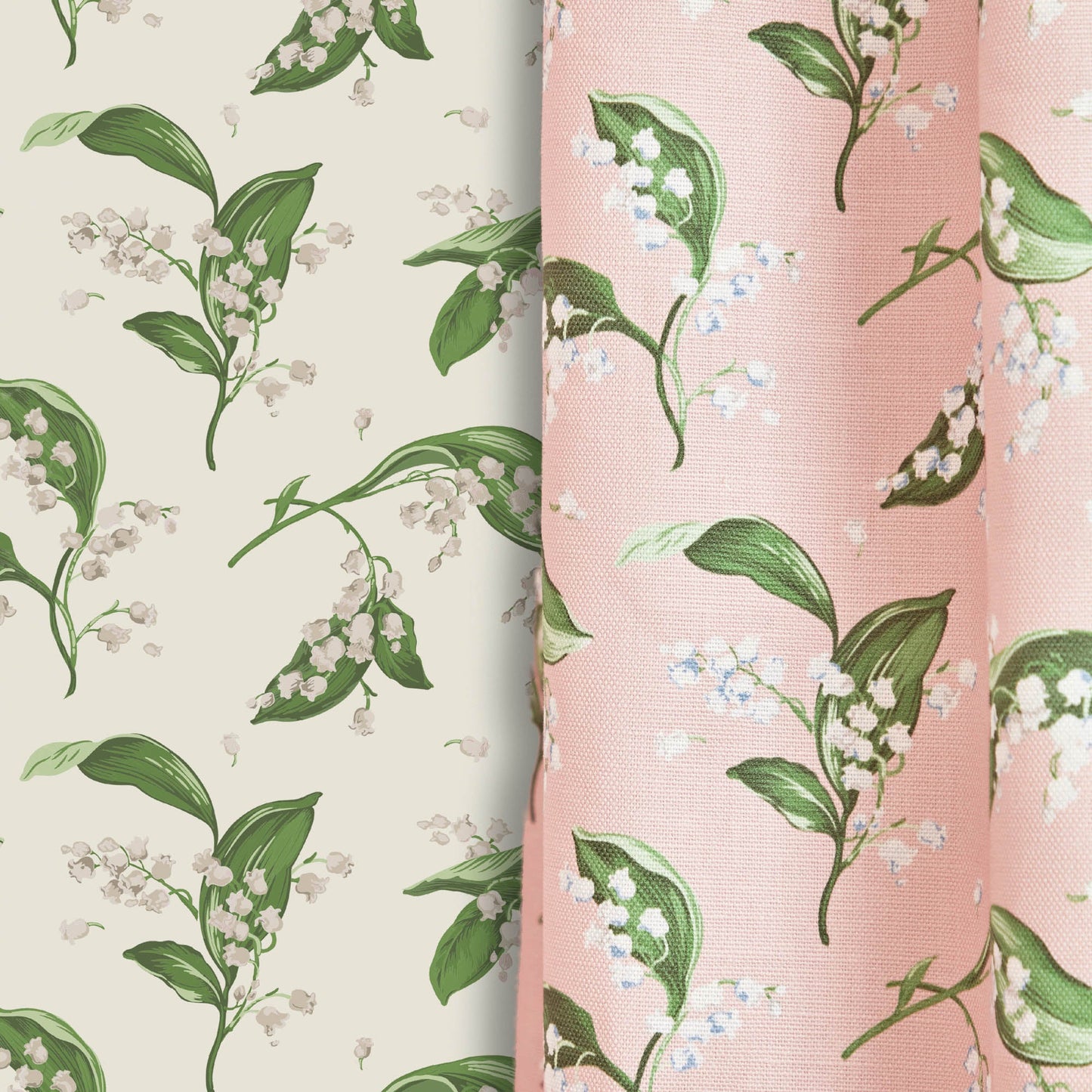 Pebble Lily of the Valley Wallpaper