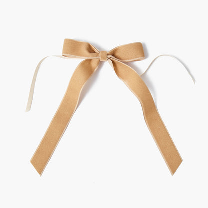Oat Velvet Bow (Set of 4) - 20cm