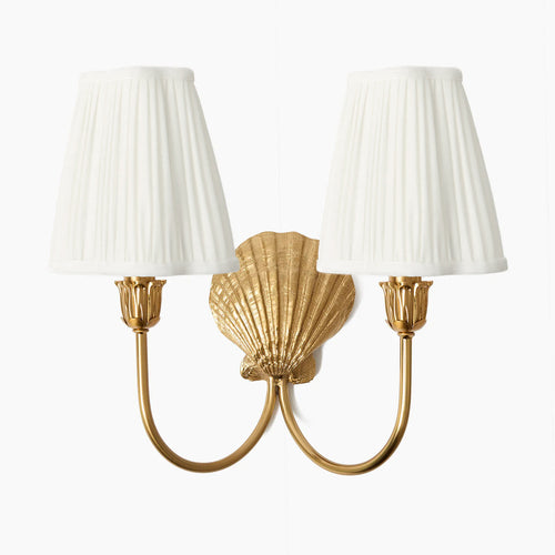 Marina Rechargeable Double Wall Light with Cream Shades (14cm)