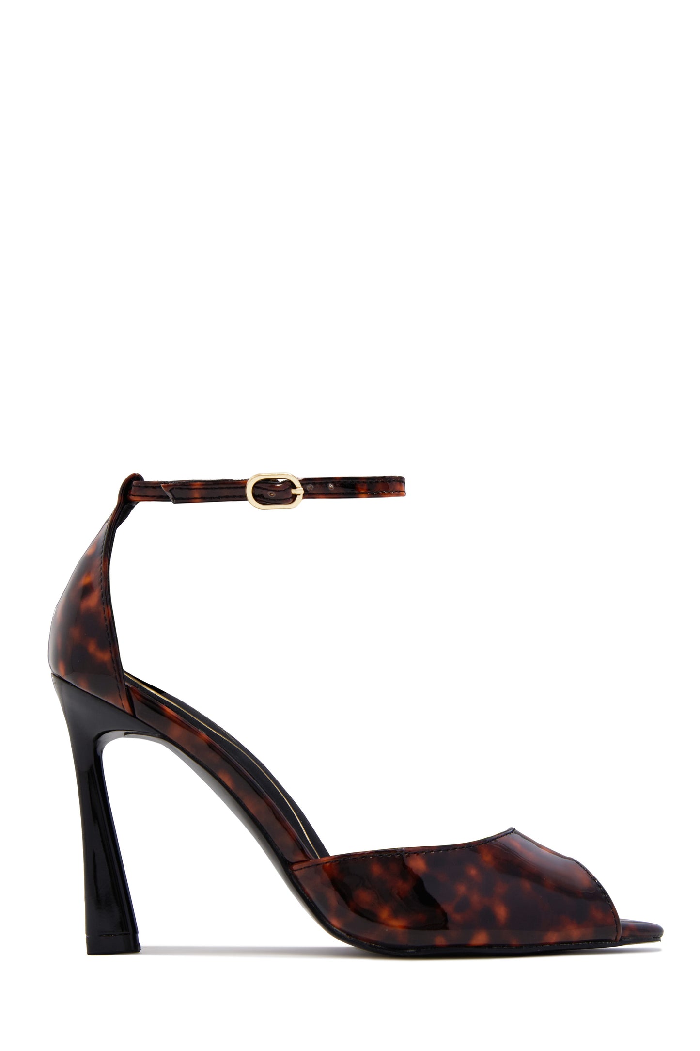 Monika Mary Jane Strap Heels - Tortoise