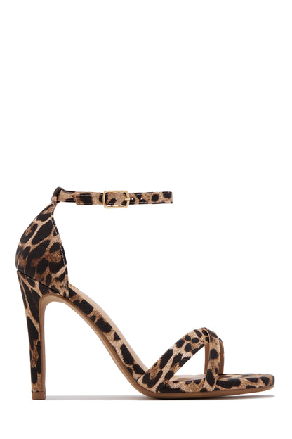 Khloe Single Sole Heels - Leopard