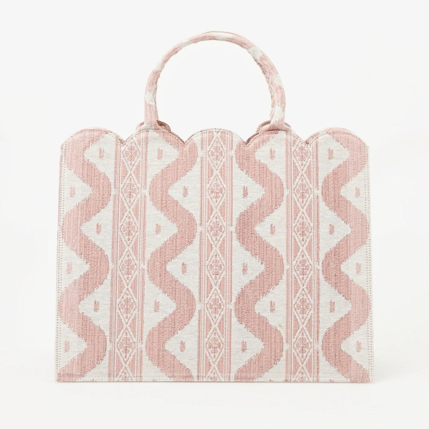 Mrs. Alice Tote Bag (Pink Ikat)