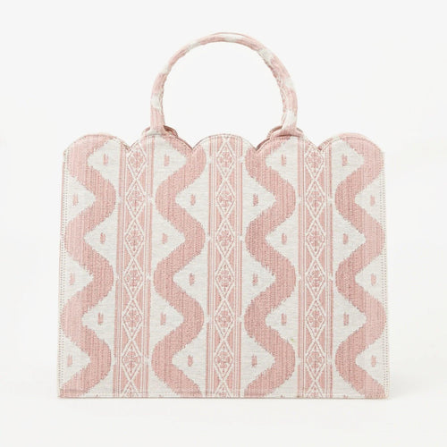 Mrs. Alice Tote Bag (Pink Ikat)
