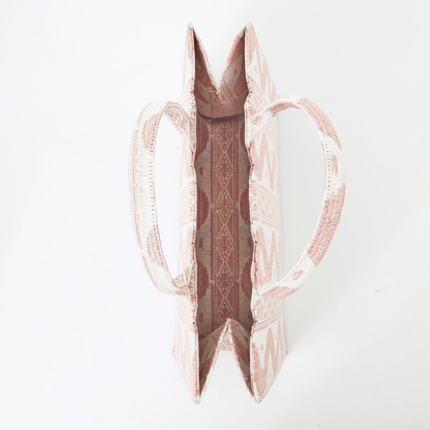 Mrs. Alice Tote Bag (Pink Ikat)