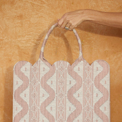 Mrs. Alice Tote Bag (Pink Ikat)