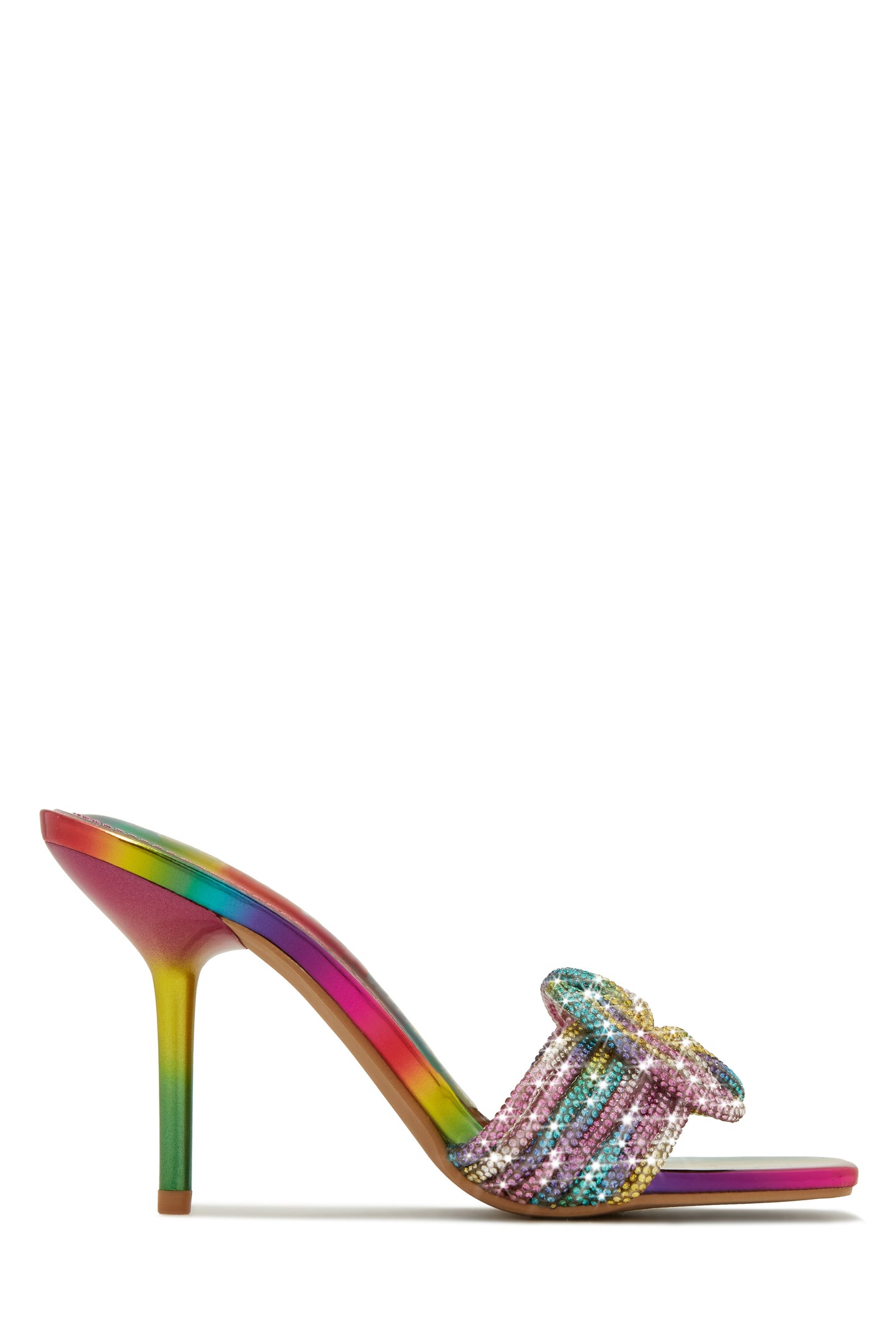 Song Of Love Embellished Mule Heels - Multi