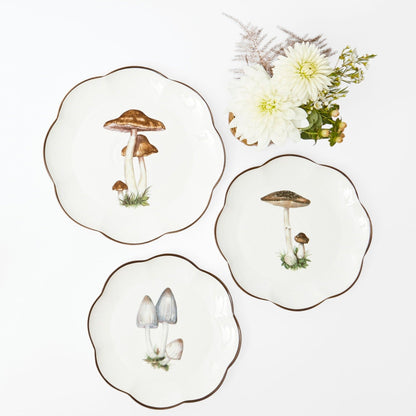 Scalloped Mushroom Dinner Plate