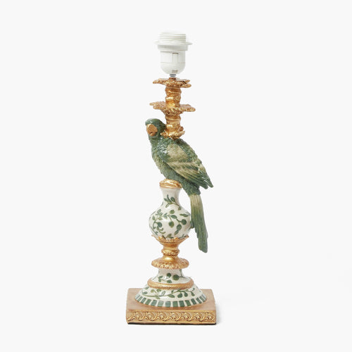 Olive Parrot Lamp