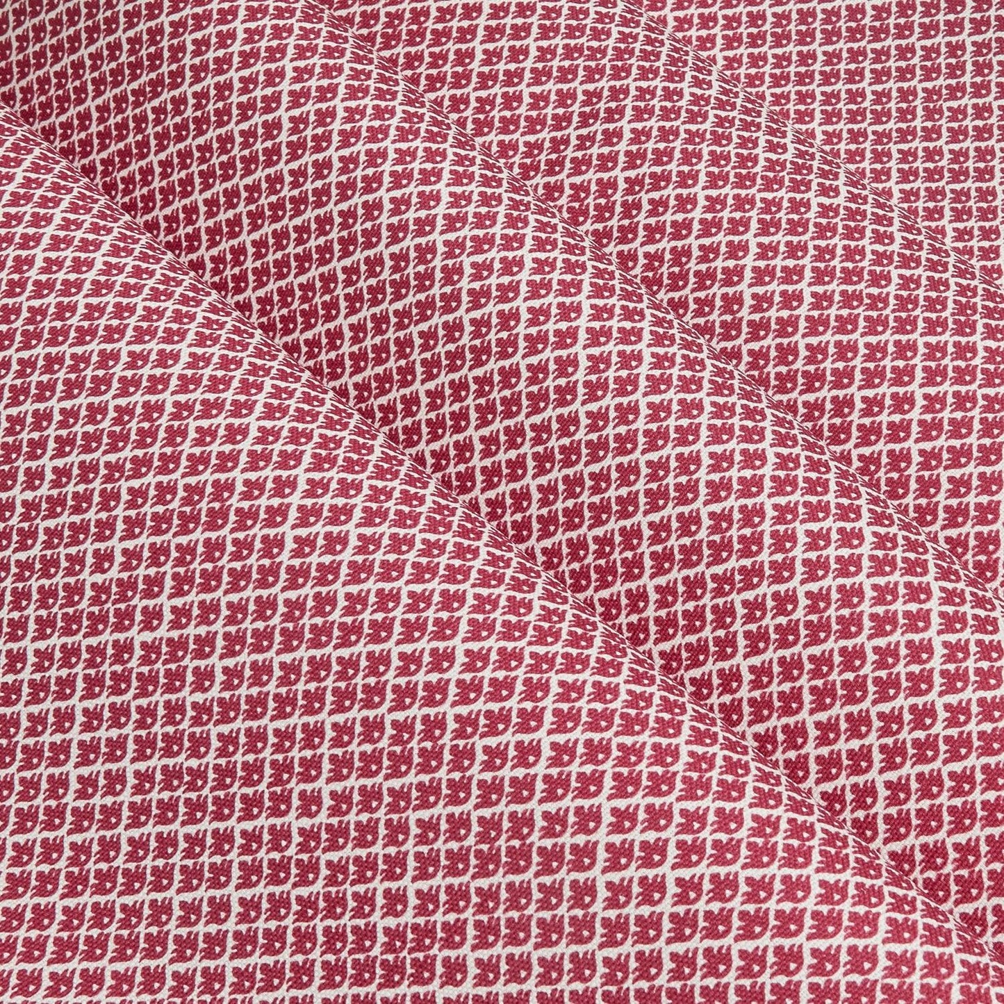 Raspberry Pink Lotus Flower Fabric