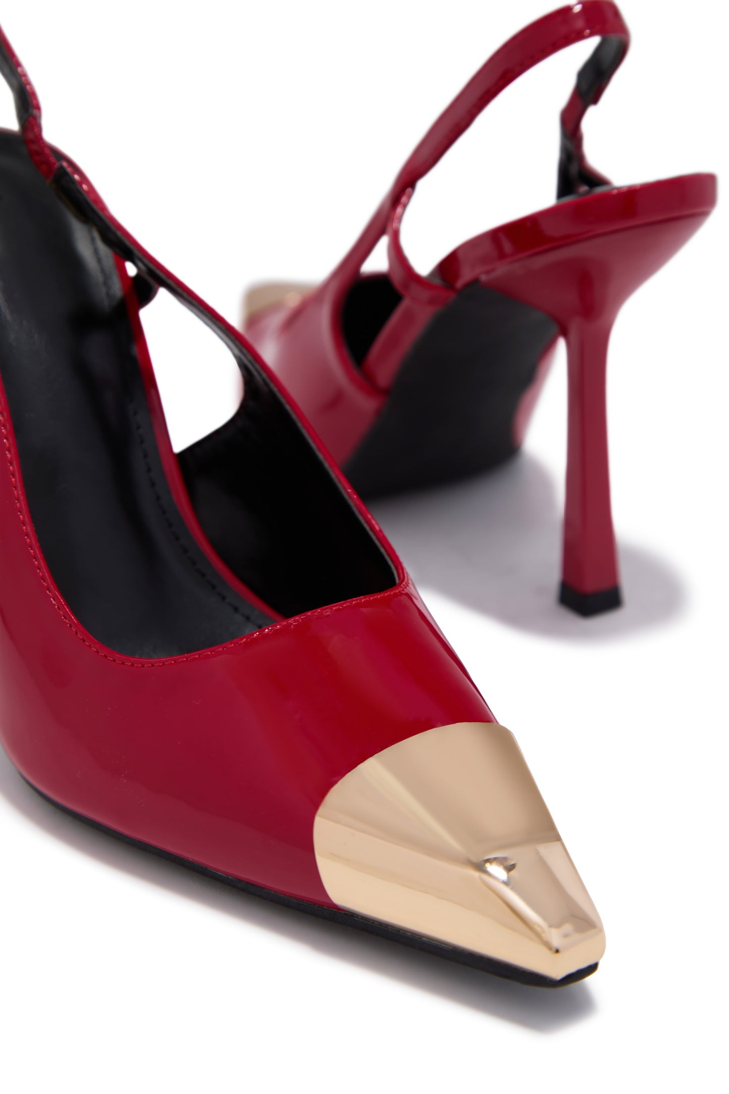 Sophia Slingback Pumps - Red