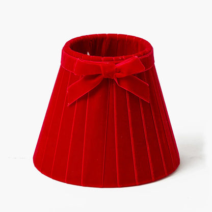 Marilyn Bow Rechargeable Lamp with Red Velvet Bow Shade (18cm)