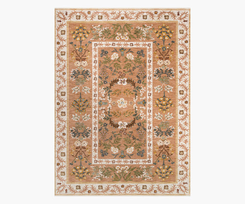 Kismet Arabesque Power Loomed Rug - Camel