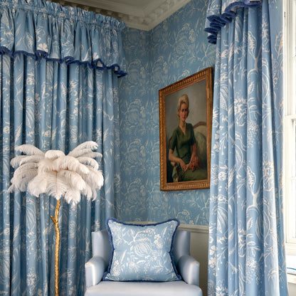 Blue Chelsea Square Wallpaper
