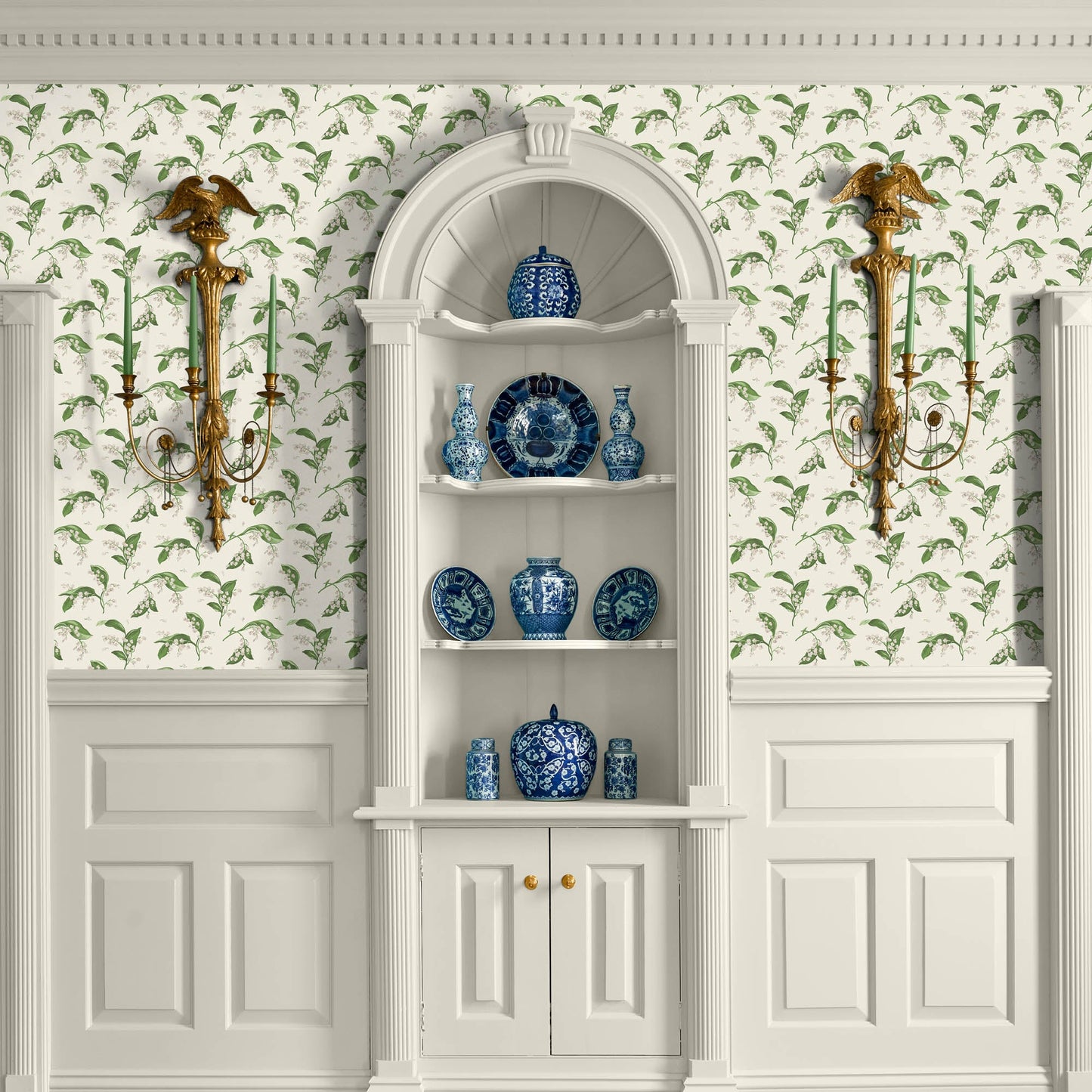 Pebble Lily of the Valley Wallpaper