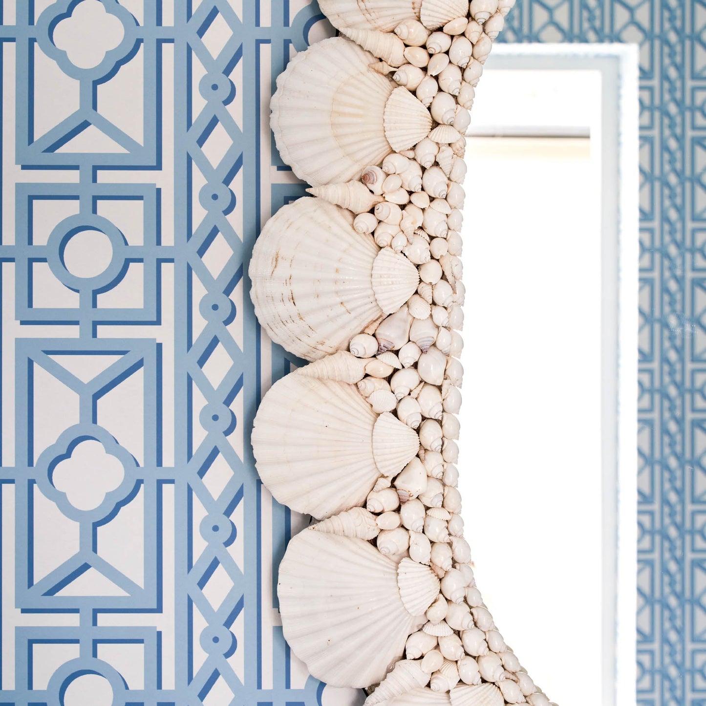 Blue Pavilion Wallpaper