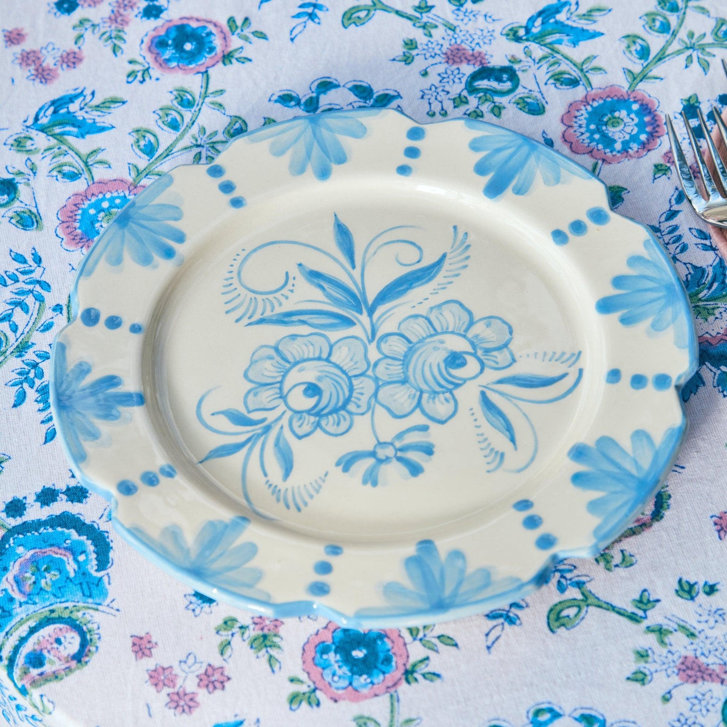 Seville Blue Gardênia Starter Plate