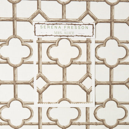 Putty Shaded Bamboo Fabric
