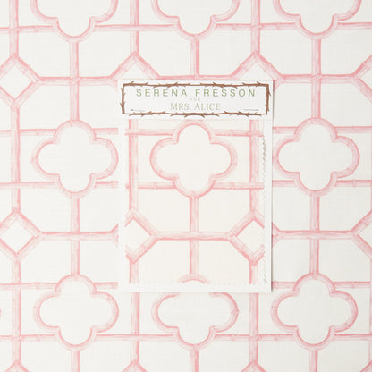 Palm Beach Pink Shaded Bamboo Fabric