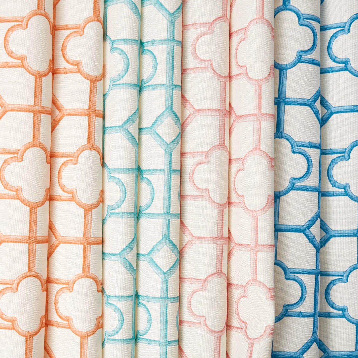 Palm Beach Pink Shaded Bamboo Fabric