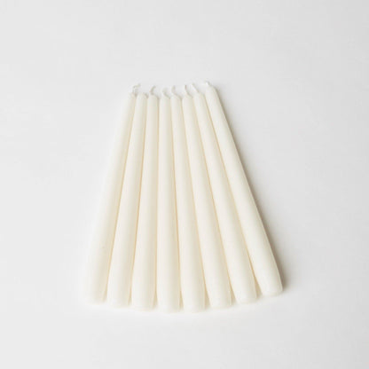 Snow White Candles (Set of 8)