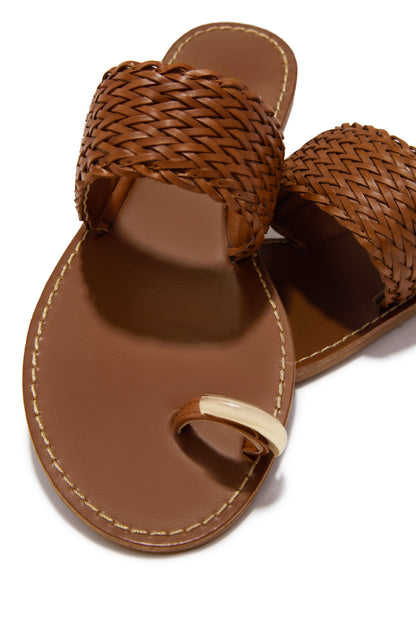 Julissa Slip On Sandals - Tan
