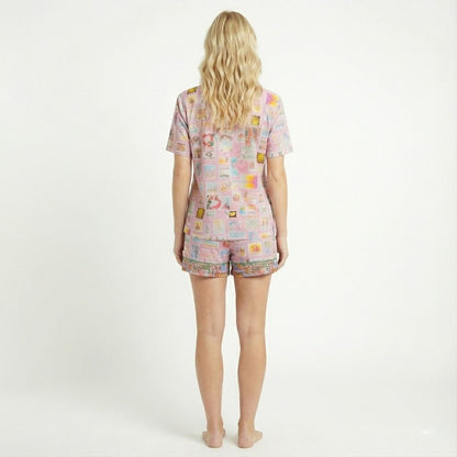 Johnny Was Sekai The Short Cotton Pajama Set MS8425-S