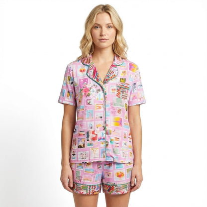 Johnny Was Sekai The Short Cotton Pajama Set MS8425-S