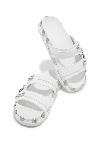 Erika Slip On Sandals - Pink