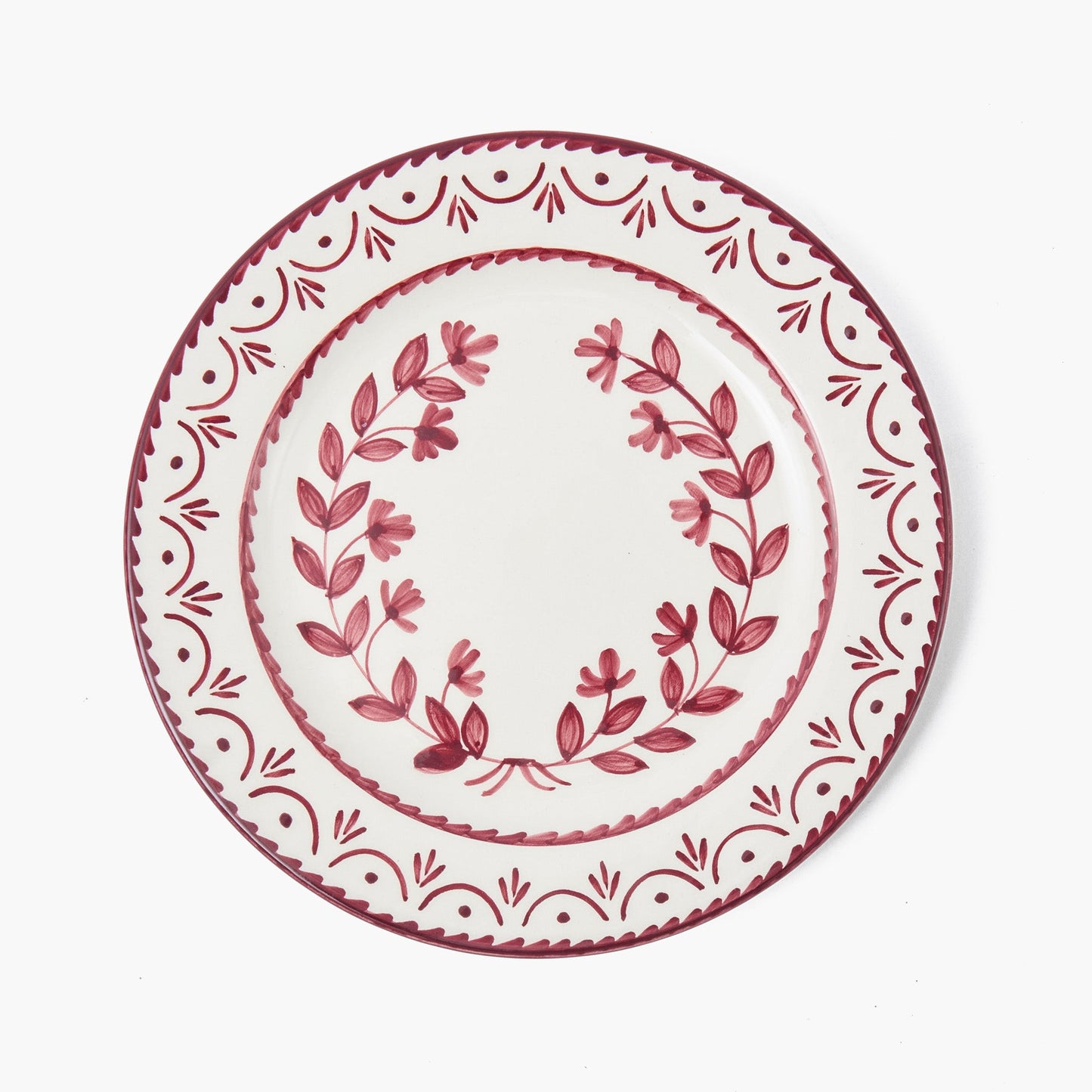 Burgundy Josephine Starter Plates (Set of 4)