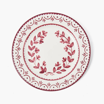 Burgundy Josephine Starter Plates (Set of 4)