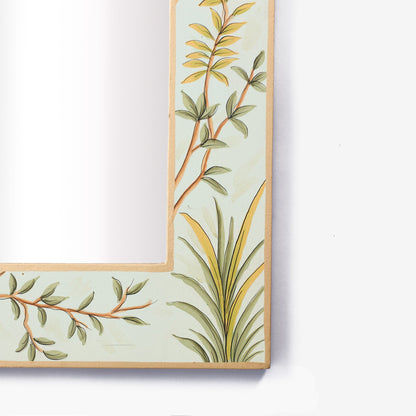Green Large Chinoiserie Mirror