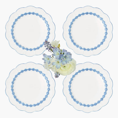 Blue Laurel Dinner Plates (Set of 4)