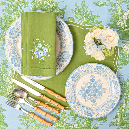 Ottilie Blue Toile Tablecloth